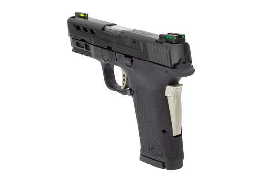 S&W M&P Shield EZ performance Center features a silver grip safety